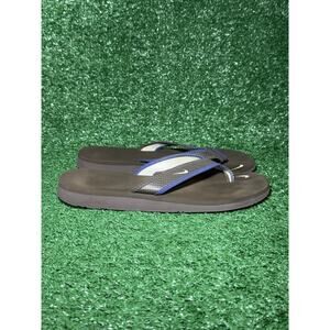 Nike Celso Flip Flops Womens Size 9 Brown Blue Thong Sandals Slip On 314870-214